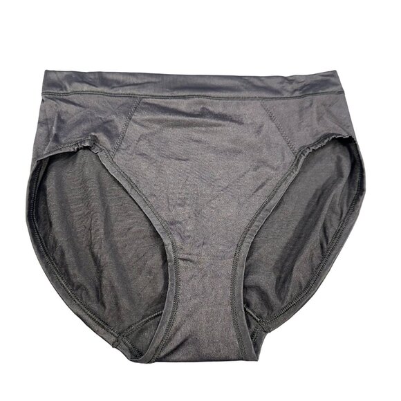 Bali Women's Size Large 7 Panty Hi Cut Smoothing Black New Without Tags - Picture 1 of 7